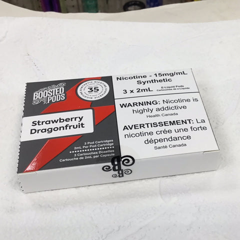 Strawberry dragonfruit 15mg 35bold by Boosted 3/pk