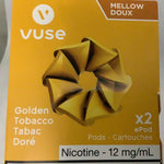 [s] Golden Tobacco Vuse 12mg 2/PK ePod ccc