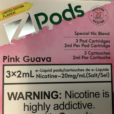 [s] Pink Guava Zpod 3/pk blend 20mg