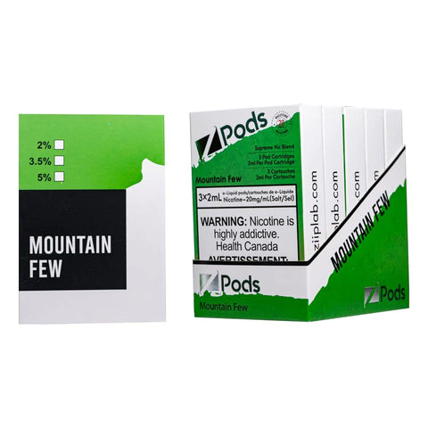 [s] Mountain few Zpod 3/pk blend 20mg Sale
