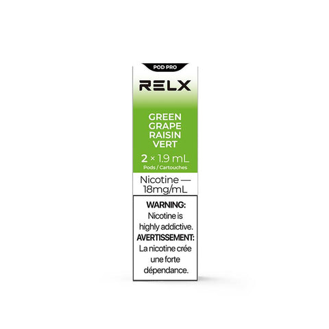 Green Grape Relx pod pro 2 X 1.9ml 18mg