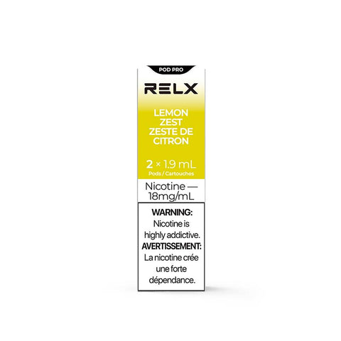 Lemon Zest  Relx pod pro 2 X 1.9ml 18mg